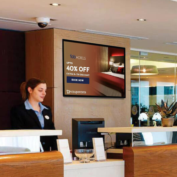 Hotel digital signage