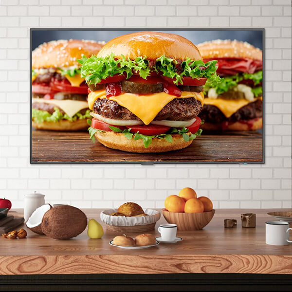 Restaurant digital signage