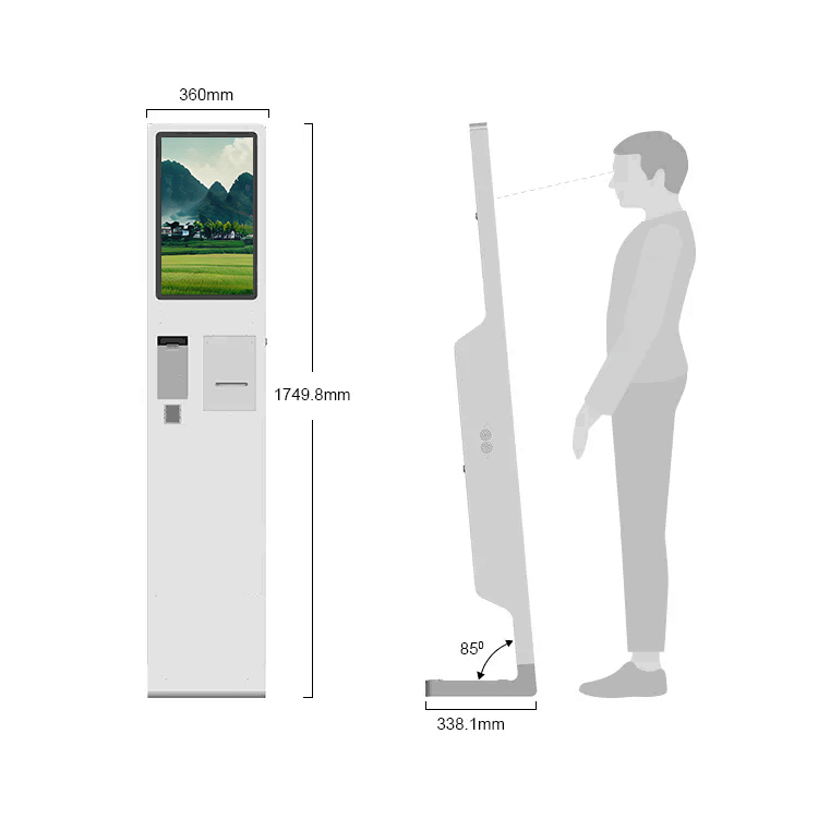 21.5 inch QR Reader Digital Kiosk 4