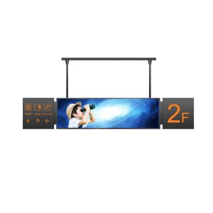 Double Sided Bar LCD Ceiling Mounted Digital Signage 1