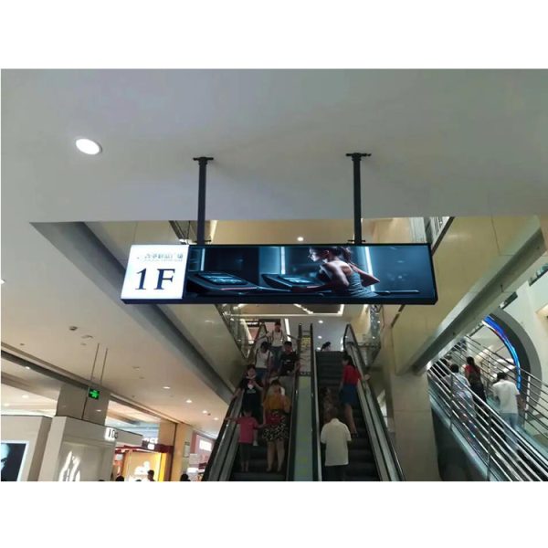 Double Sided Bar LCD Ceiling Mounted Digital Signage 2