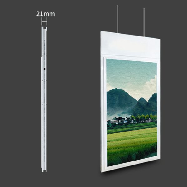 Double Sided Ceiling Mounted Digital Signage 3