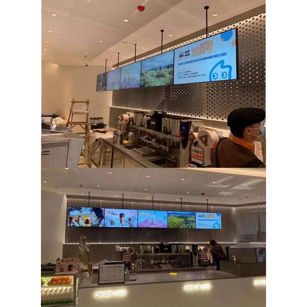 Restaurant Ceiling Mounted Digital Signage 4