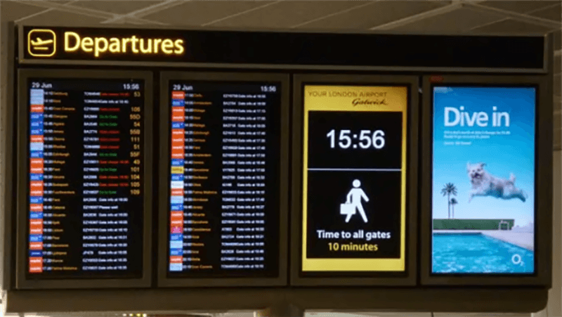 Top 5 Digital Displays To Have In The Airport 1